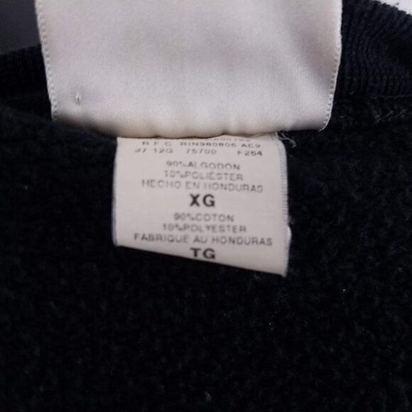 Bald Eagle American Flag Sweatshirt Vintage 90s Leeper Manufacturing Milling - Picture 5 of 6